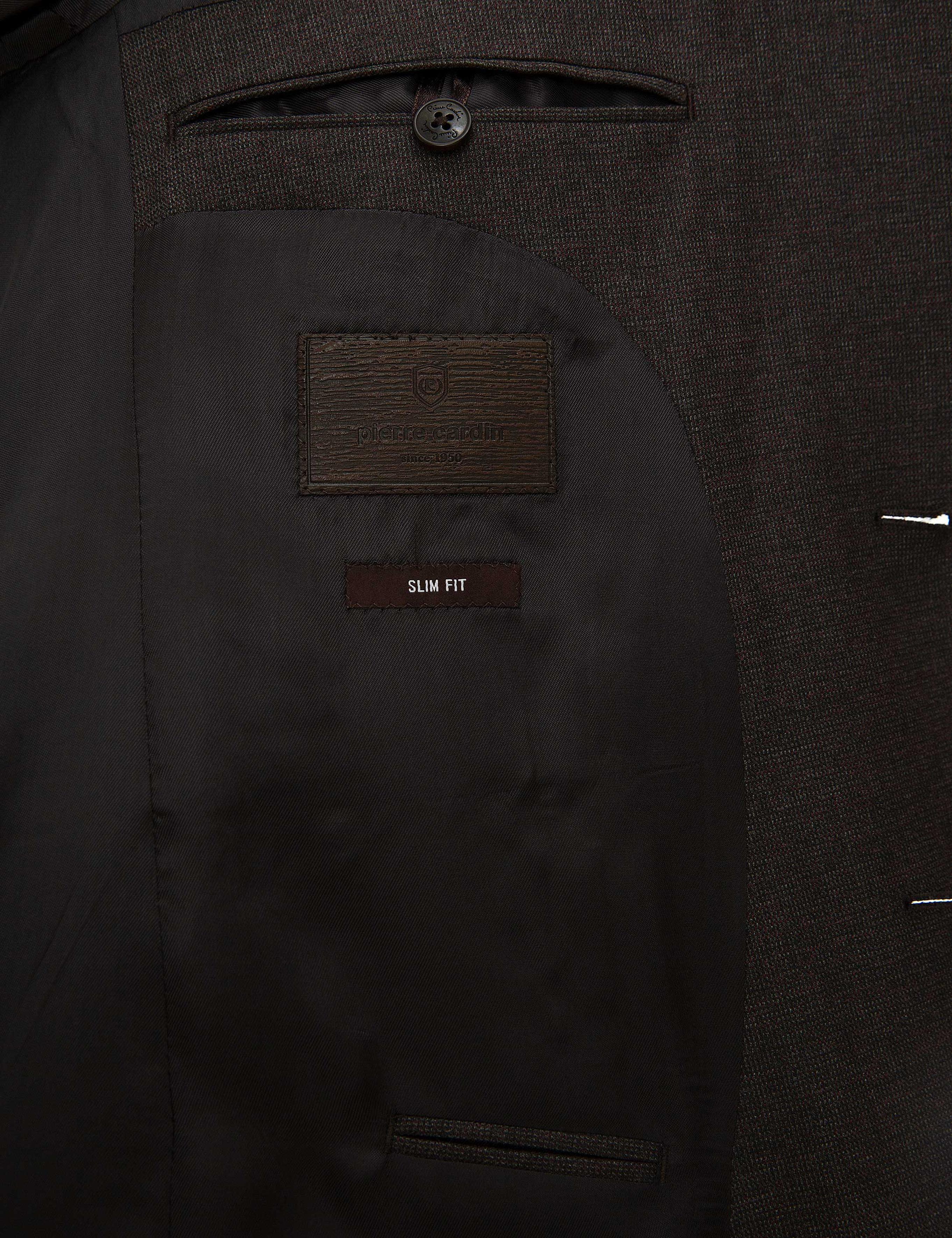 Bordo Slim Fit Ceket