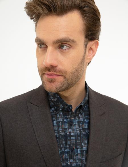 Bordo Slim Fit Ceket - 50226000086