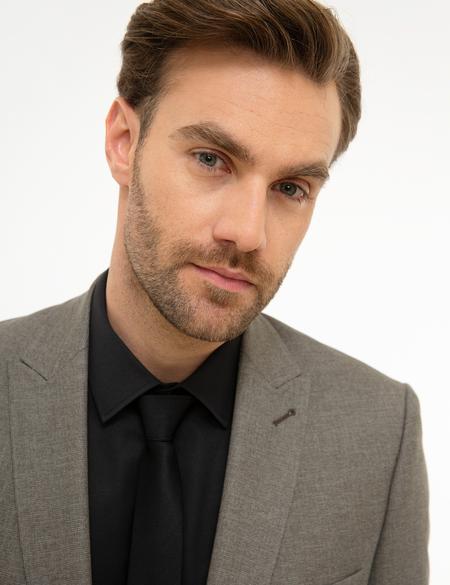 Açık Kahverengi Slim Fit Ceket - 50226000128