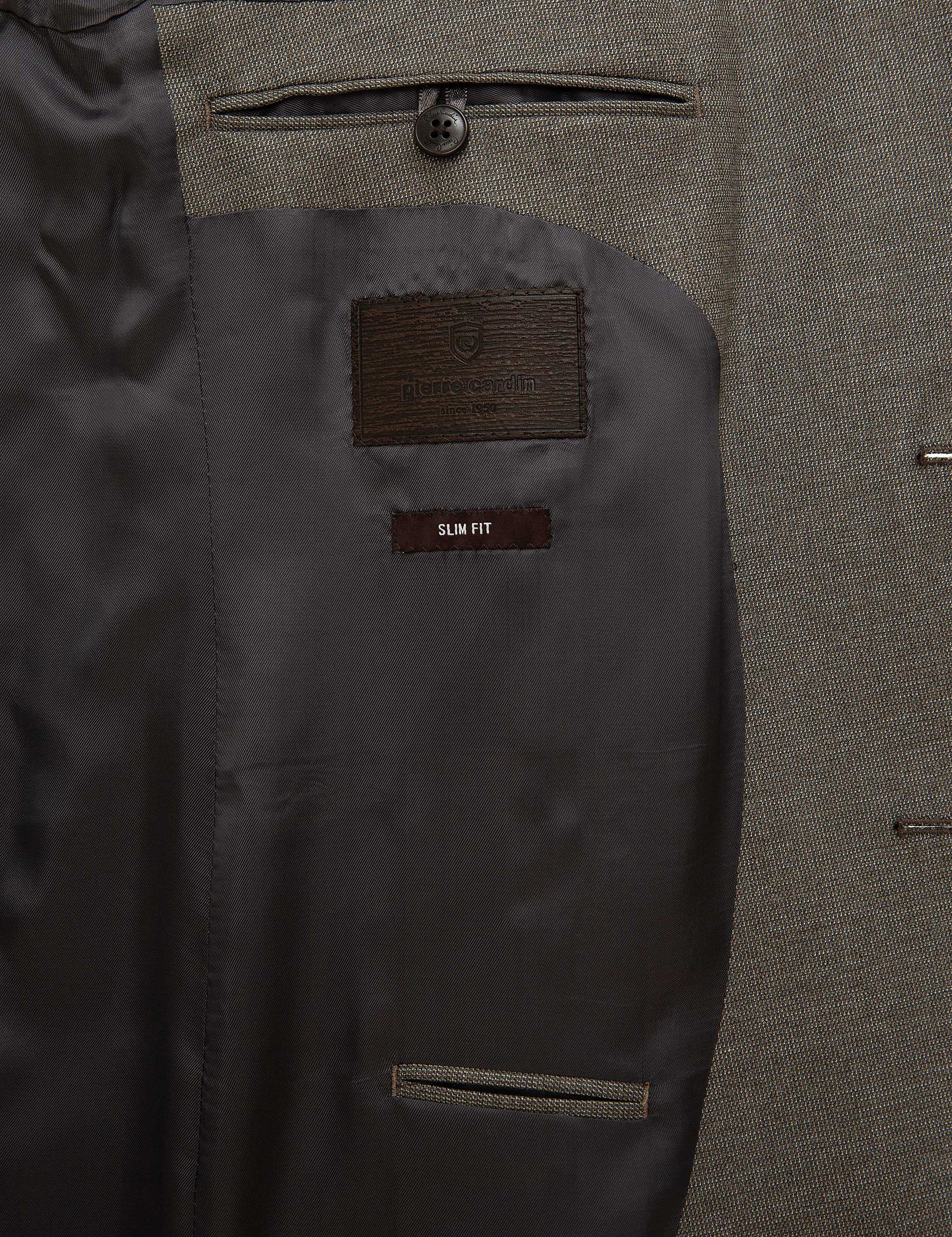 Açık Kahverengi Slim Fit Ceket