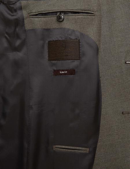 Açık Kahverengi Slim Fit Ceket - 50226000128