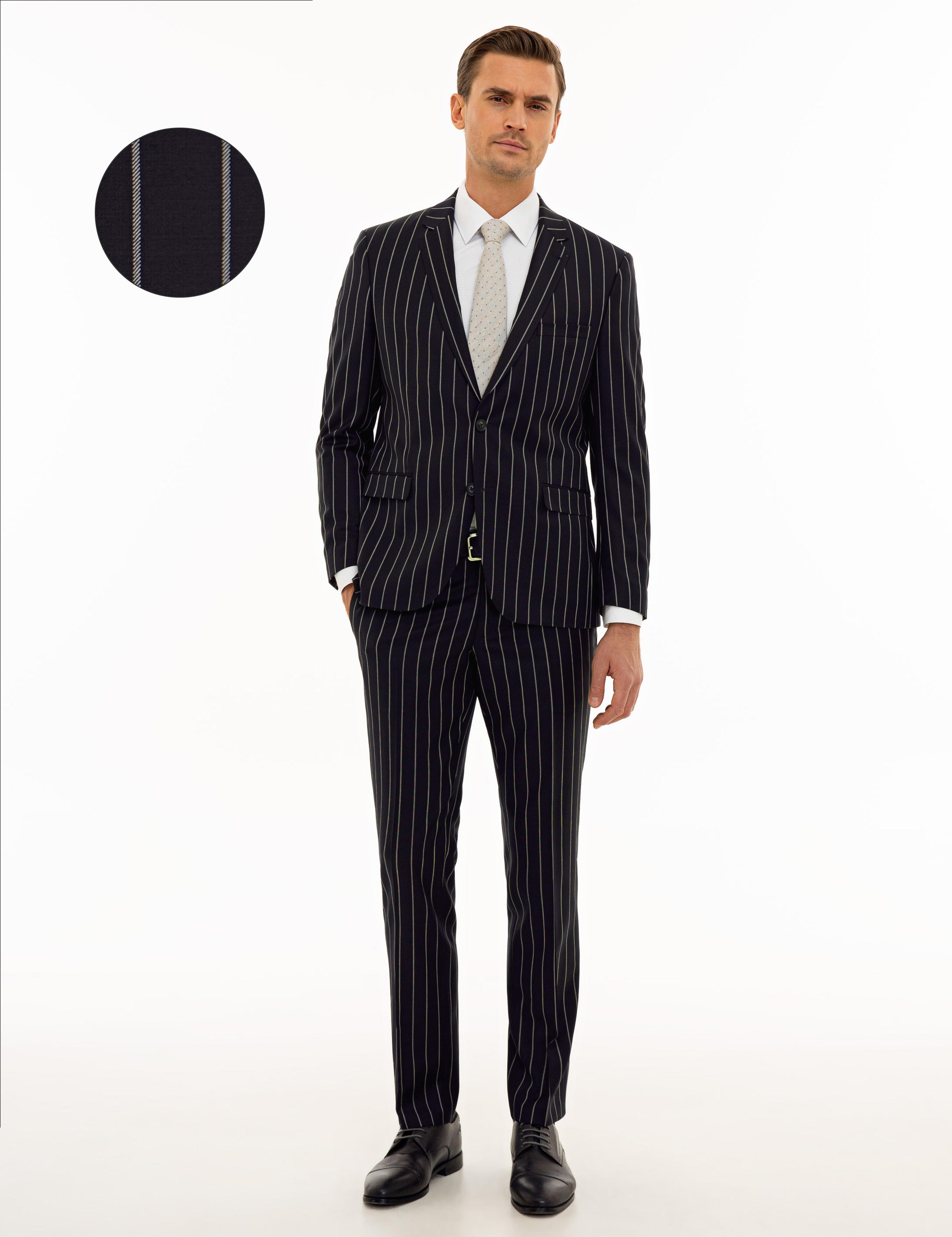 Lacivert Slim Fit Takım Elbise