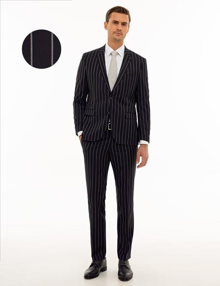 Lacivert Slim Fit Takım Elbise - 50225296041