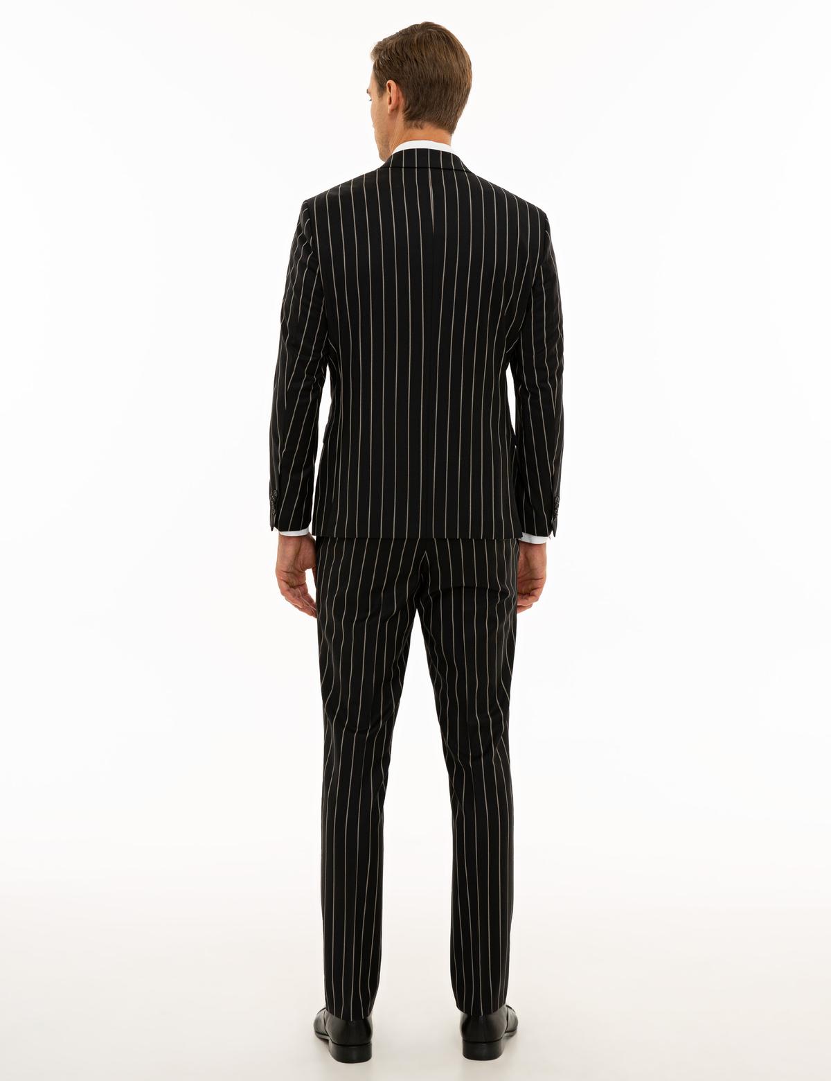 Siyah Slim Fit Takım Elbise - 50225296080