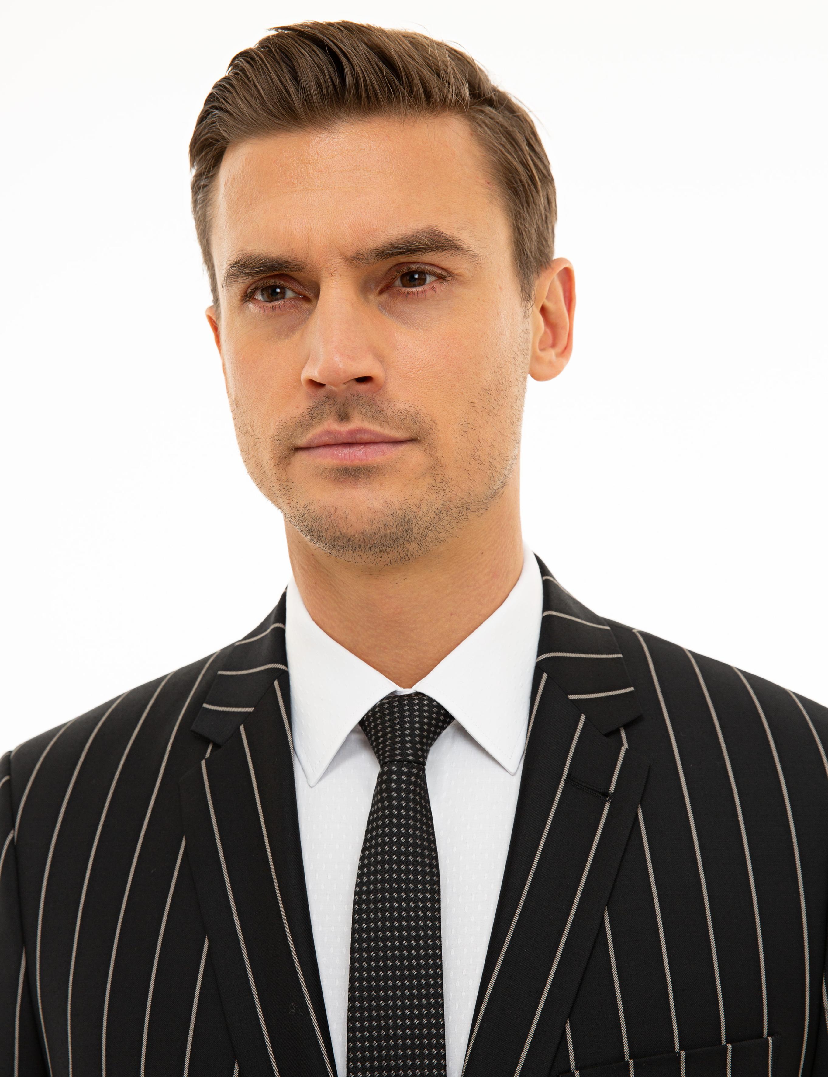 Siyah Slim Fit Takım Elbise