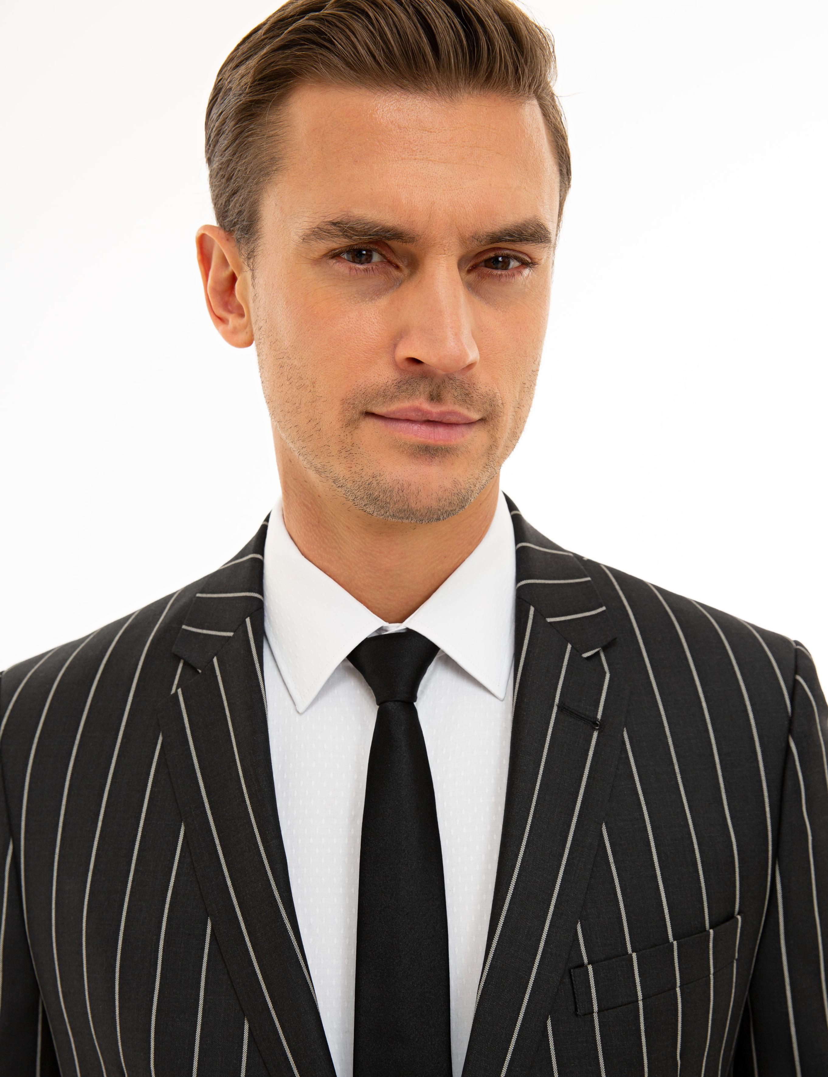 Füme Slim Fit Takım Elbise