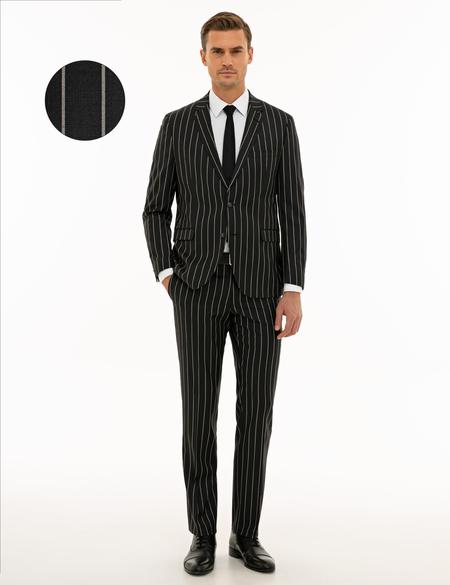 Füme Slim Fit Takım Elbise - 50225296116