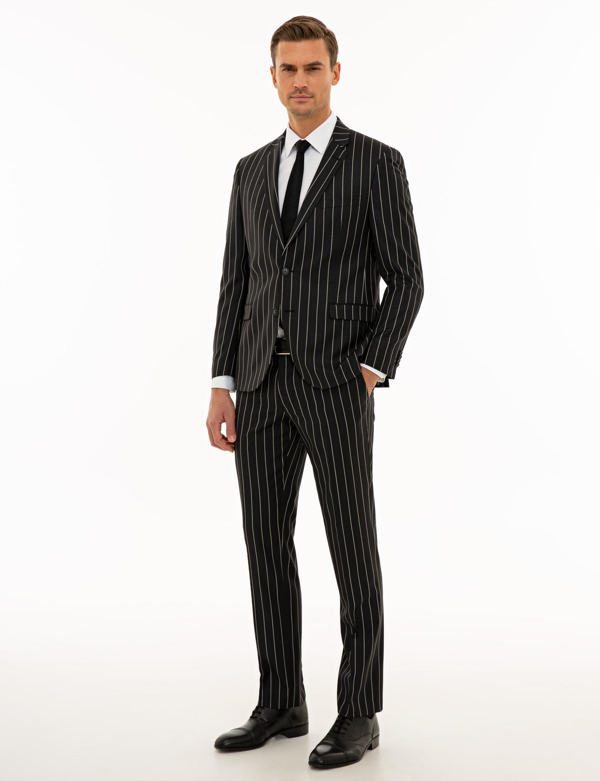 Füme Slim Fit Takım Elbise - 50225296116