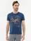 Mavi Slim Fit Bisiklet Yaka T-Shirt