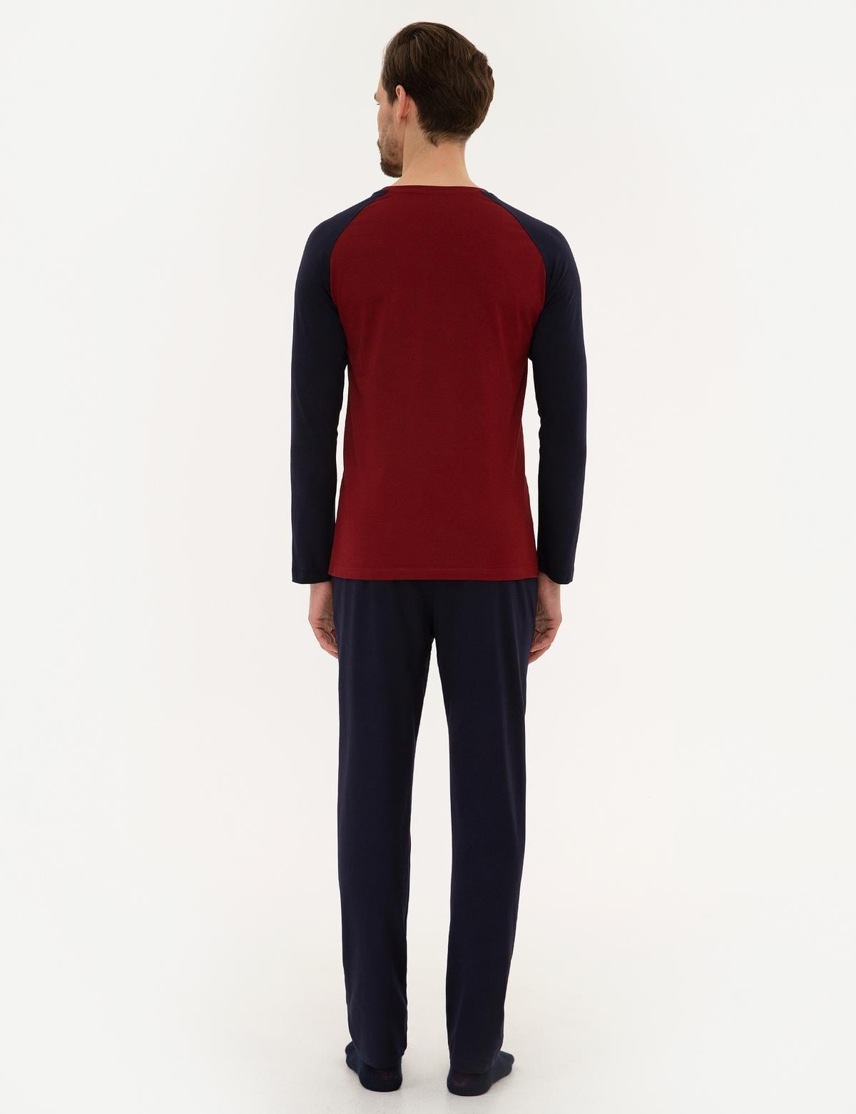 Bordo Pijama Takımı - 50224612008