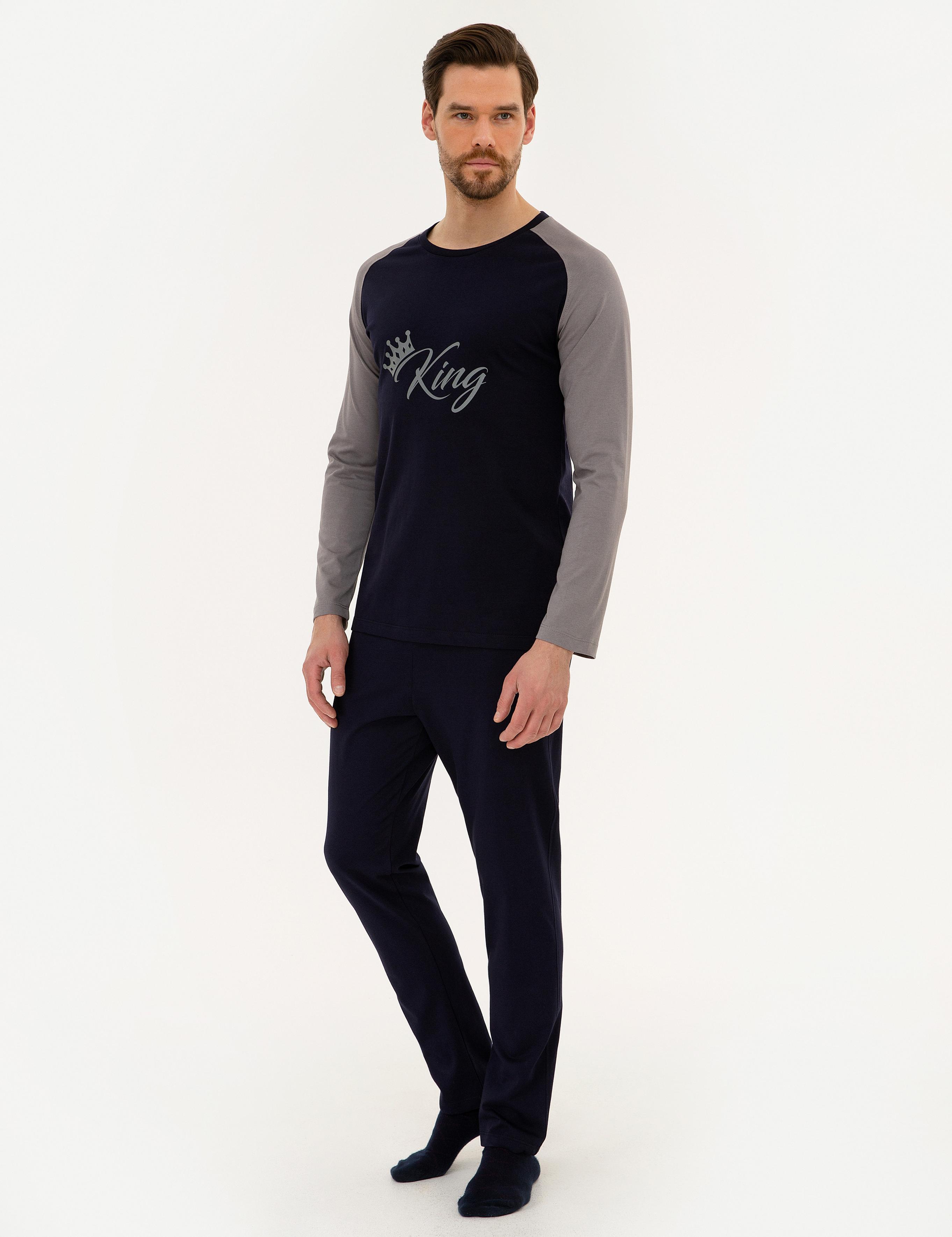 Lacivert Pijama Takımı