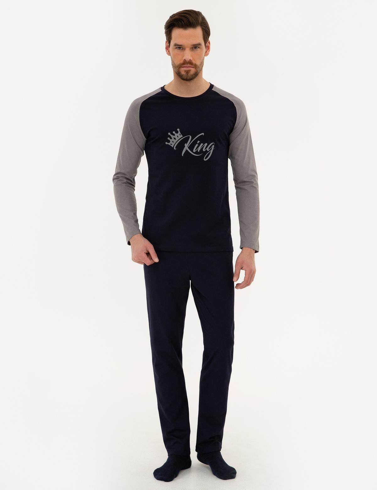 Lacivert Pijama Takımı