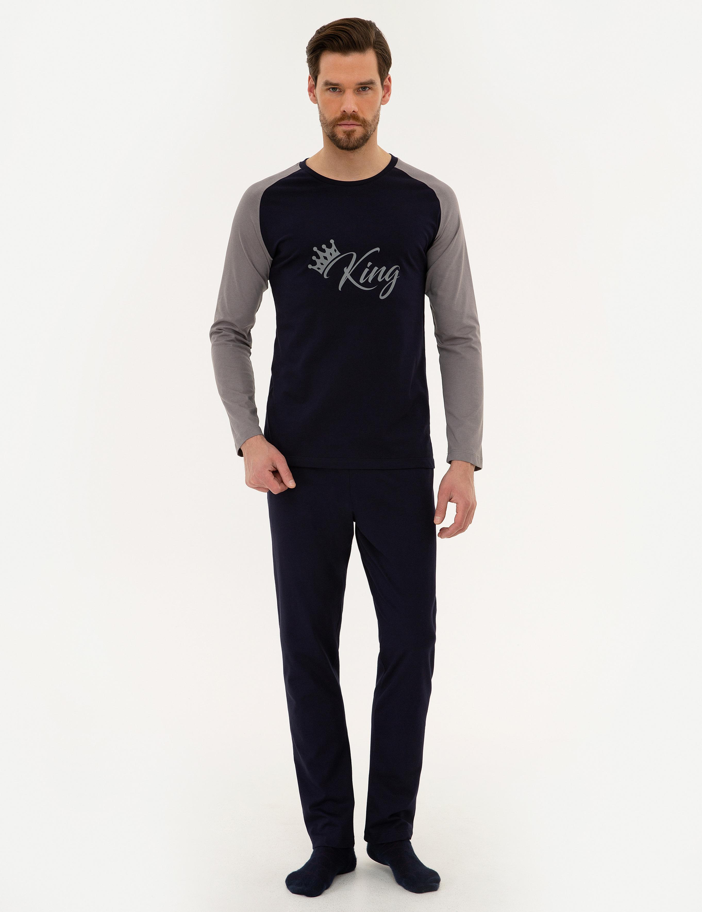 Lacivert Pijama Takımı