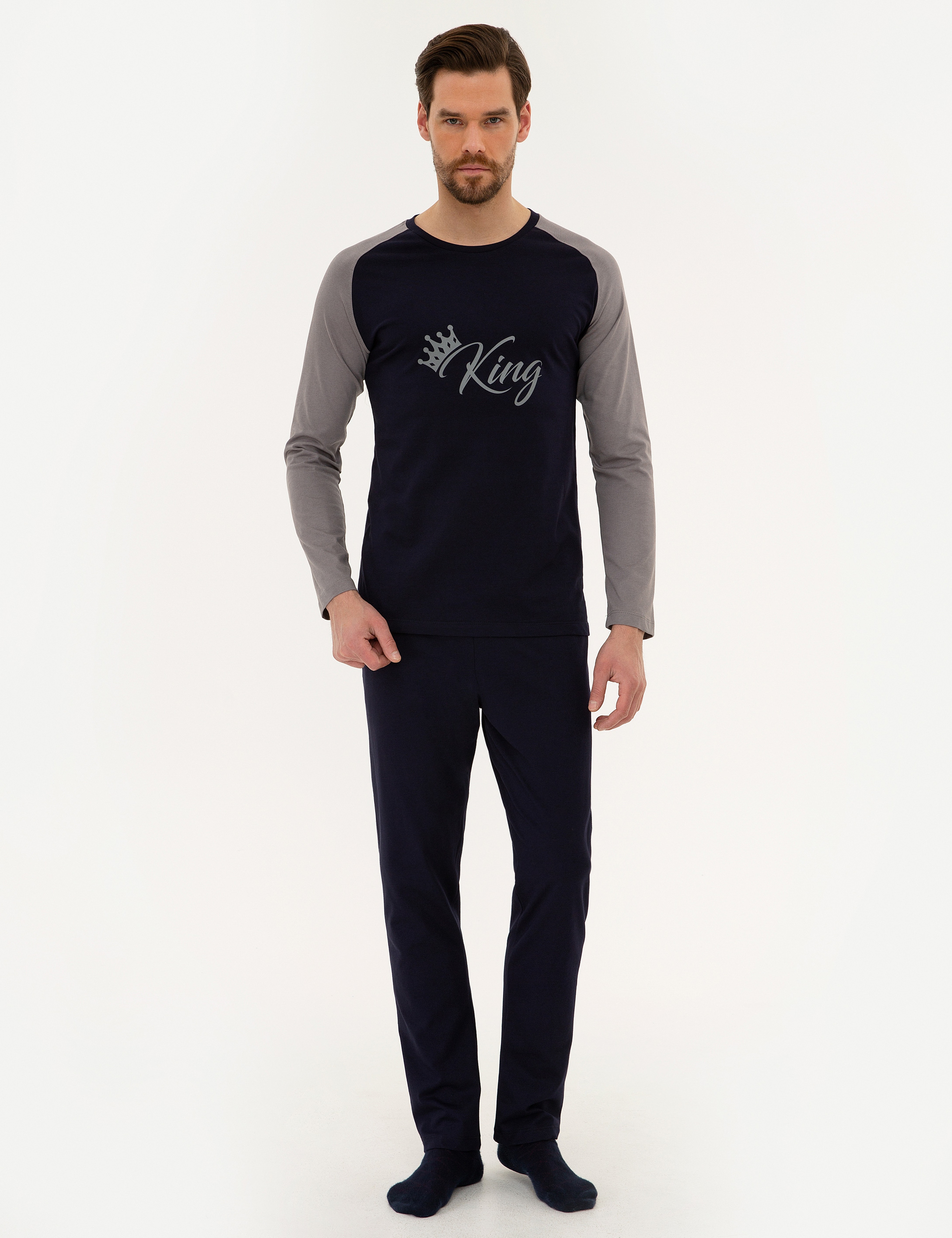Lacivert Pijama Takımı - Image 1