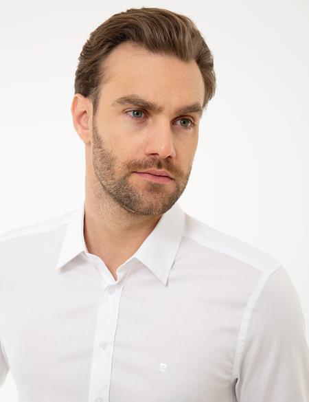Beyaz Slim Fit Oxford Gömlek - 50227070034