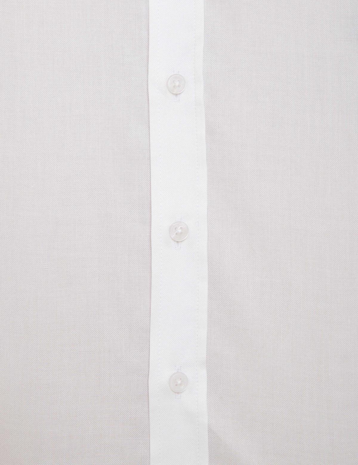 Beyaz Slim Fit Oxford Gömlek - 50227070034