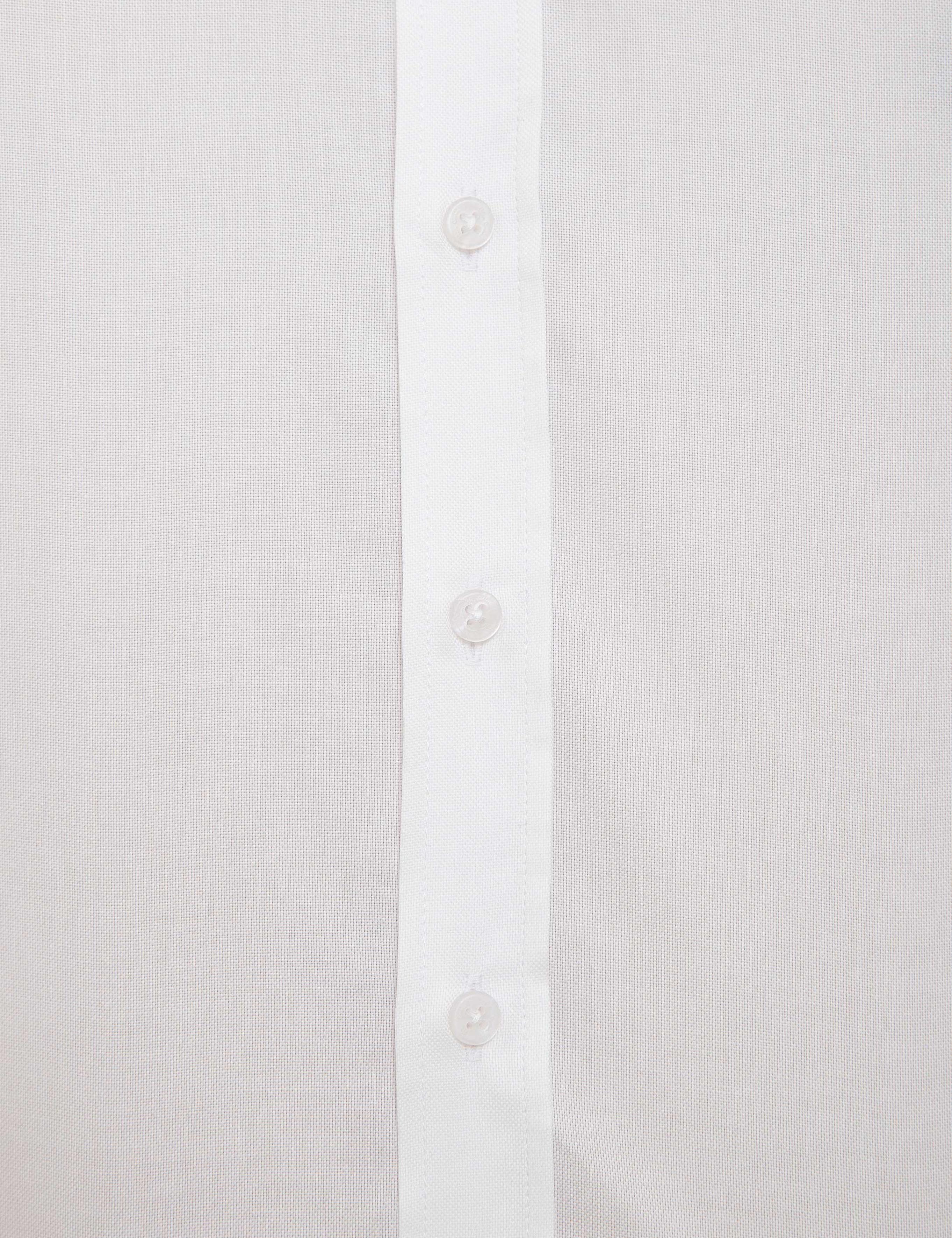 Beyaz Slim Fit Oxford Gömlek