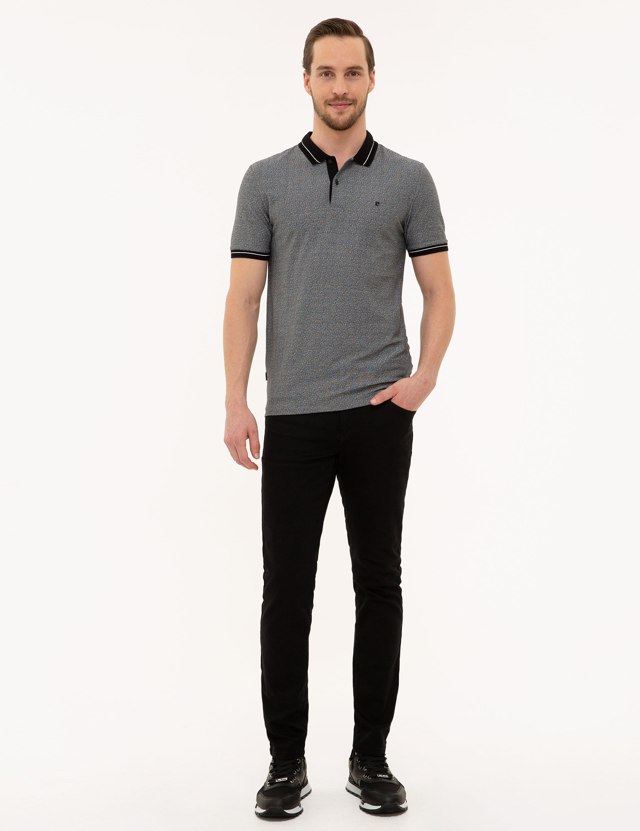 Siyah Slim Fit Denim Pantolon