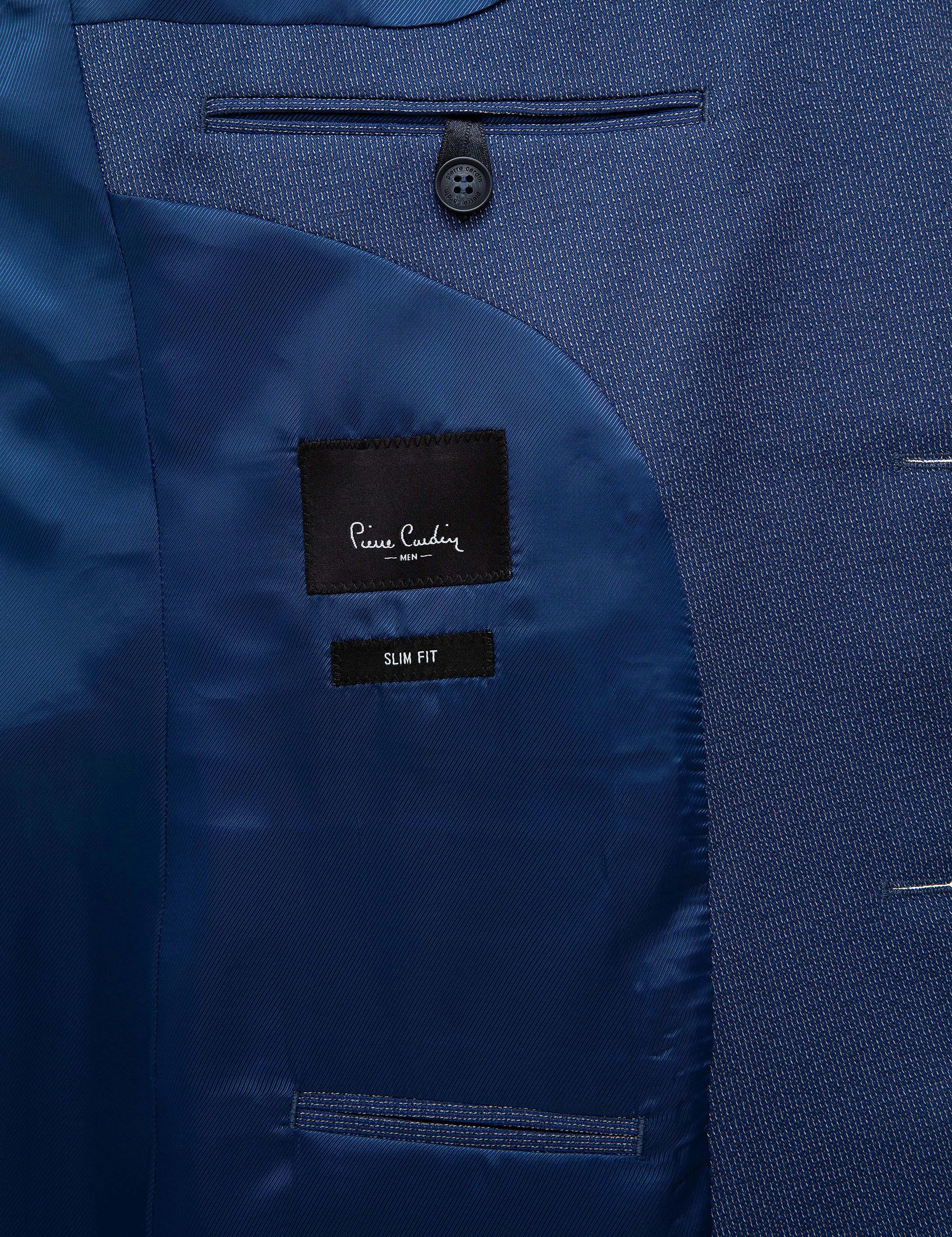 Mavi Slim Fit Takım Elbise