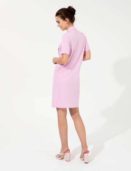 Lila Polo Yaka Elbise - 50250964010