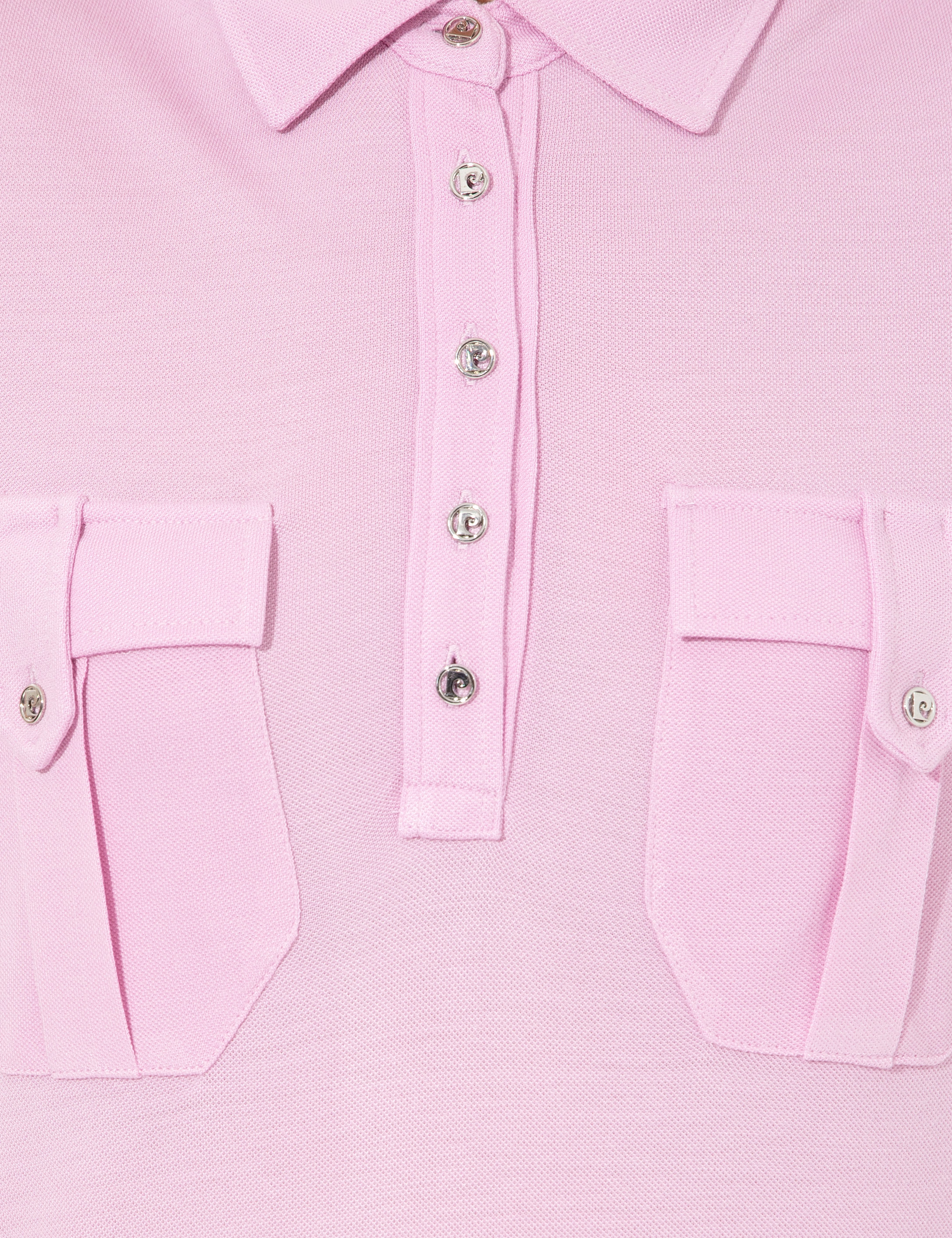 Pierre Cardin Lila Polo Yaka Elbise görsel 5