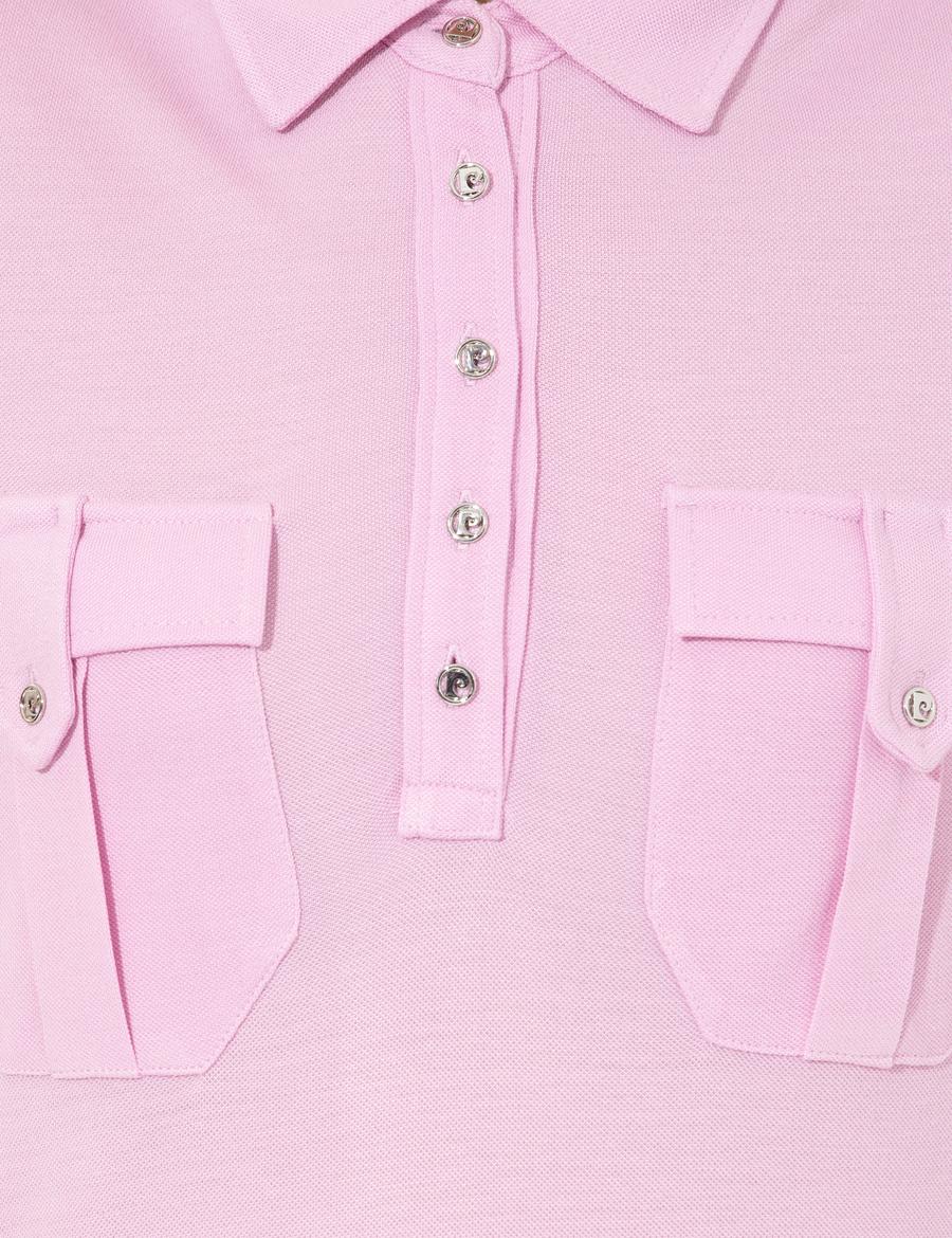 Lila Polo Yaka Elbise