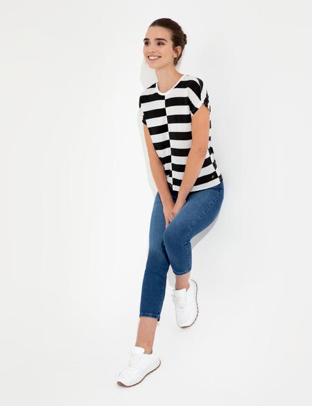 Siyah Comfort Fit Tişört - 50246194045