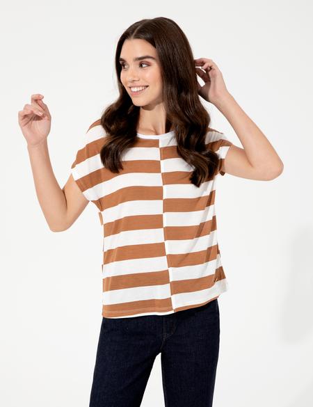 Taba Comfort Fit Tişört - 50246194055