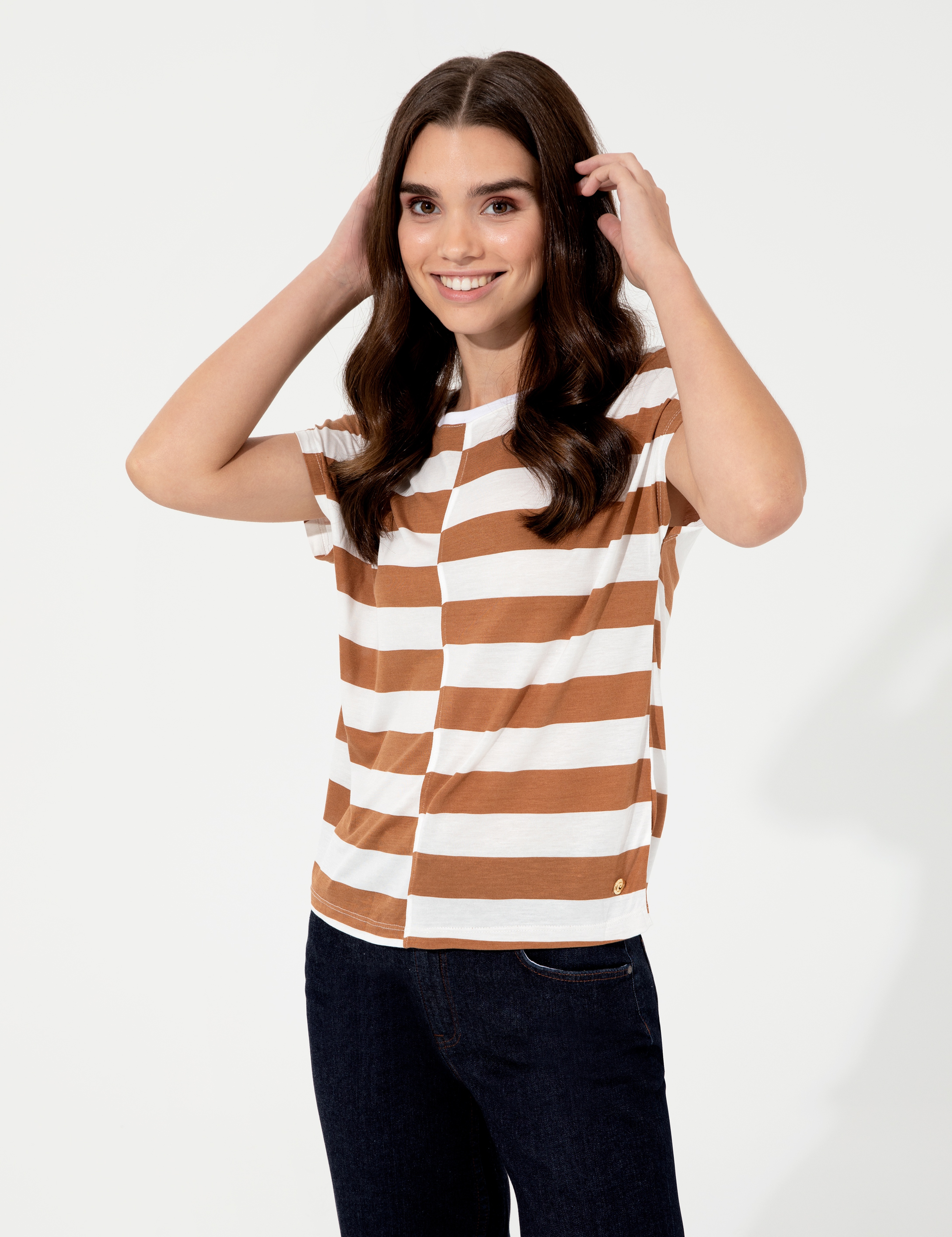 Taba Comfort Fit Tişört - Image 4