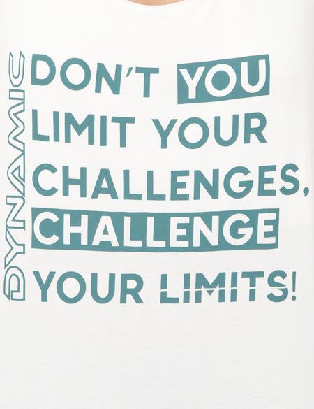 Beyaz Kolsuz Tişört - 50250519009