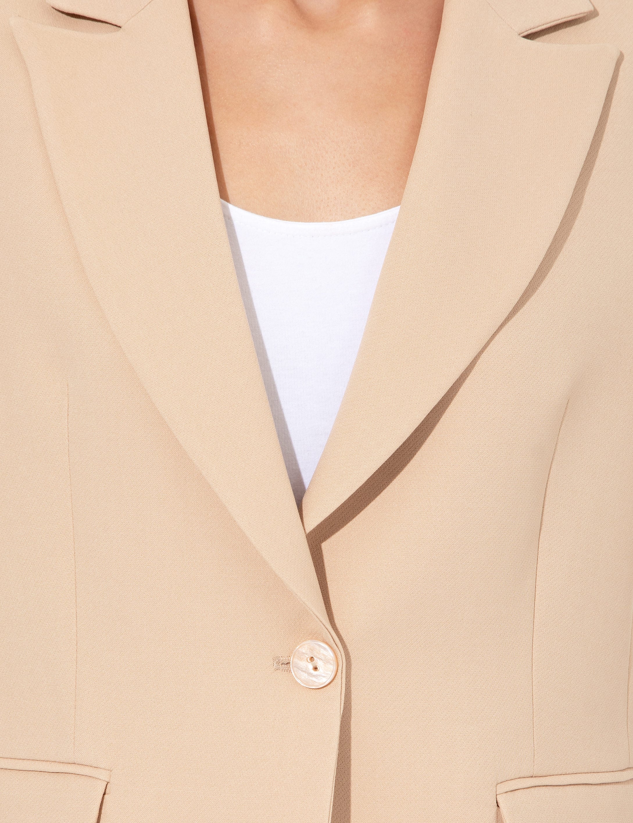 Ekru Blazer Ceket - Image 6