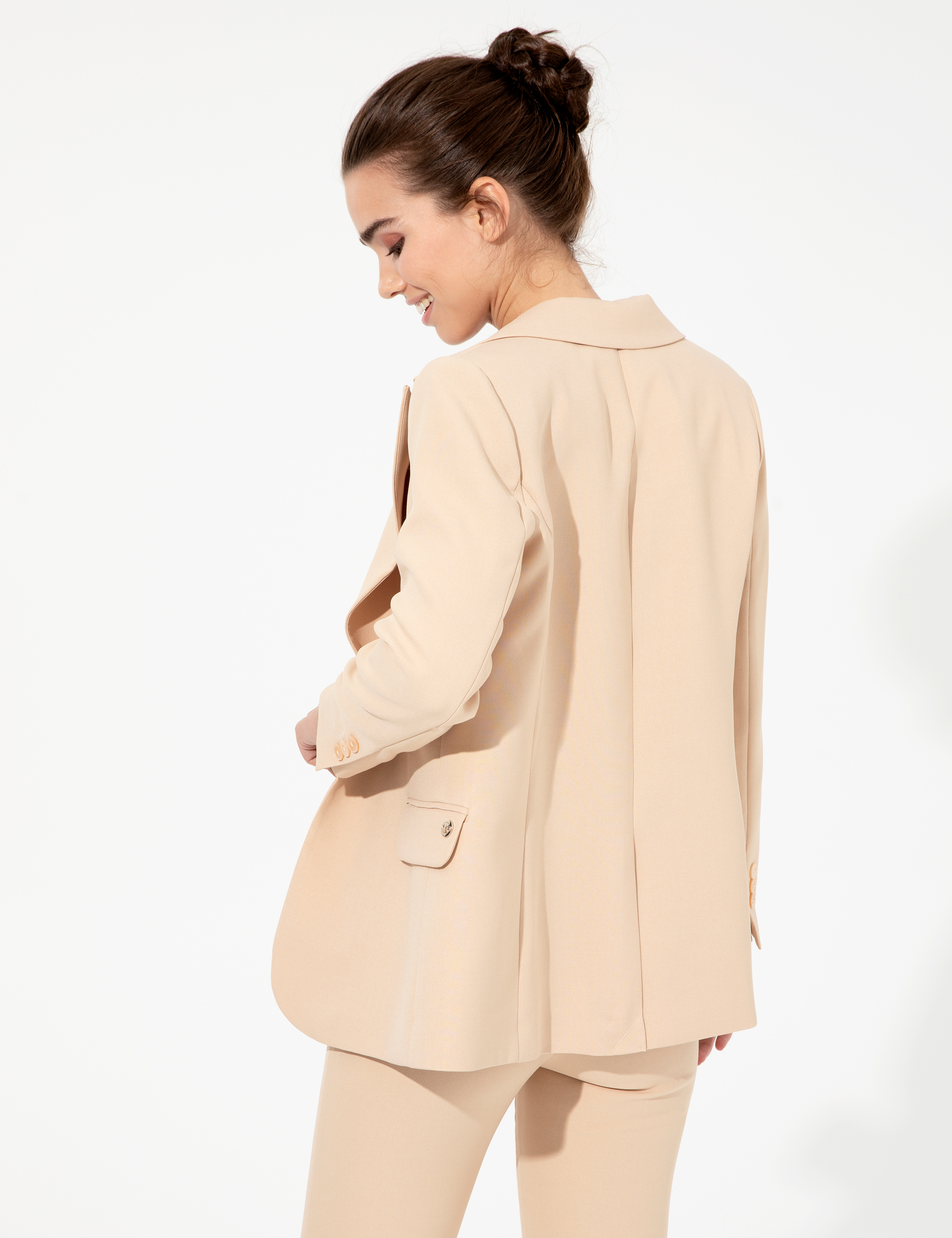 Ekru Blazer Ceket - Image 5