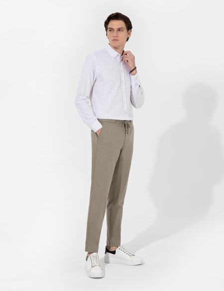 Haki Carrot Fit Kanvas Pantolon - 50251522102