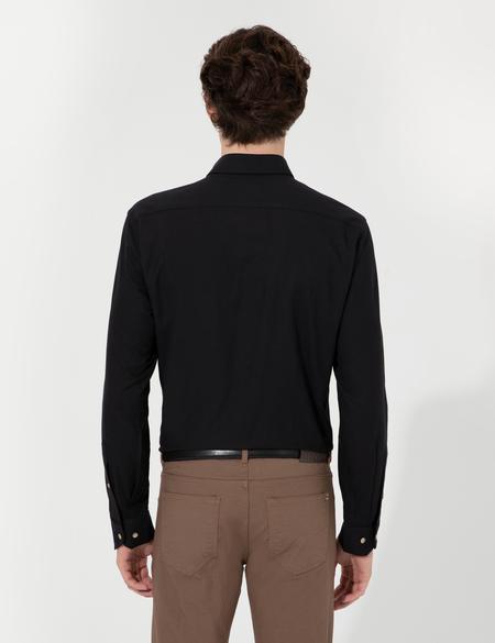 Siyah Slim Fit Gömlek - 50247542143