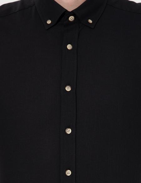 Siyah Slim Fit Gömlek - 50247542143