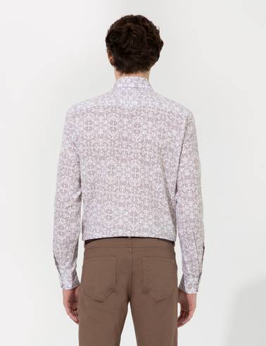 Açık Kahverengi Slim Fit Kanvas Pantolon