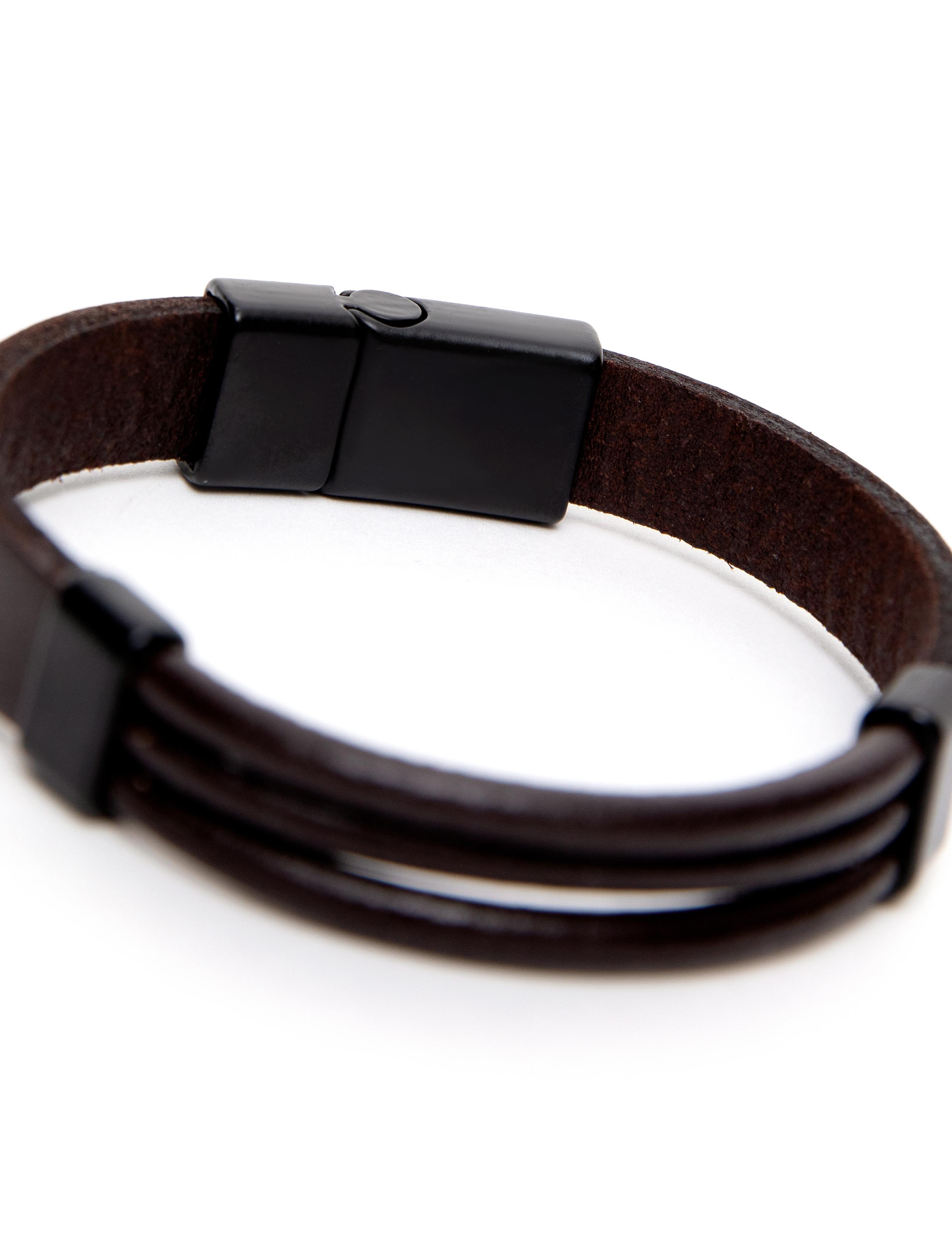 Kahverengi Deri Bileklik