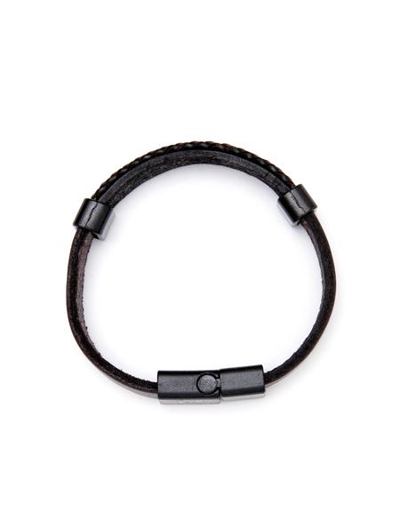 Kahverengi Deri Bileklik - 50261744001