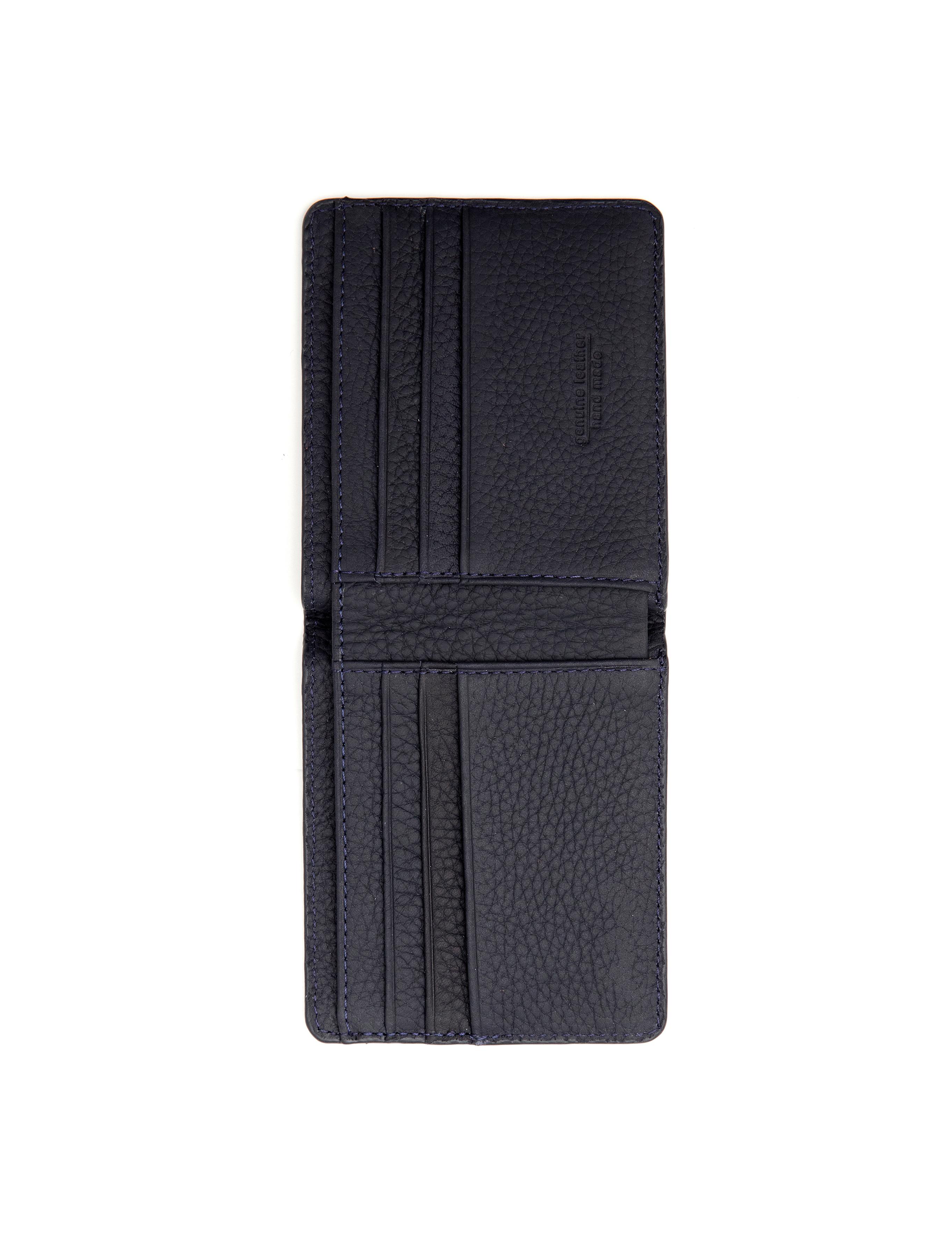 Erkek Lacivert Deri Cüzdan