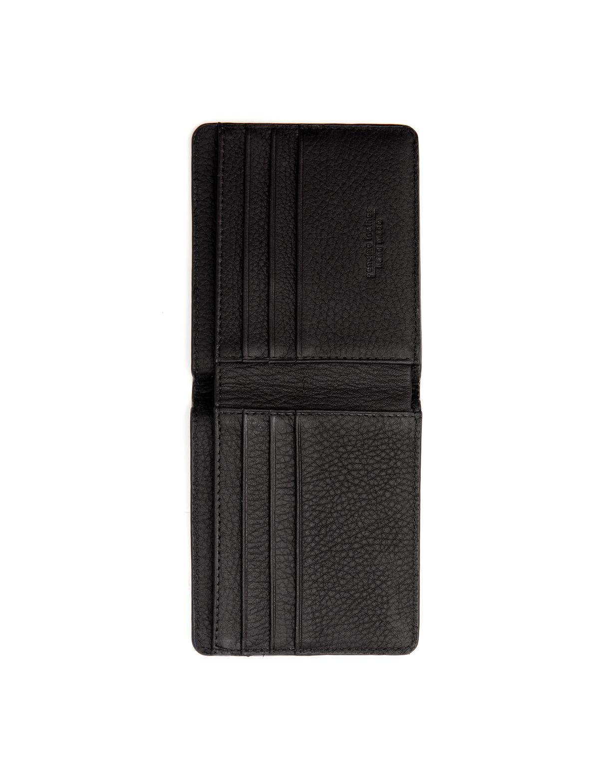 Erkek Siyah Deri Cüzdan - 50257418001