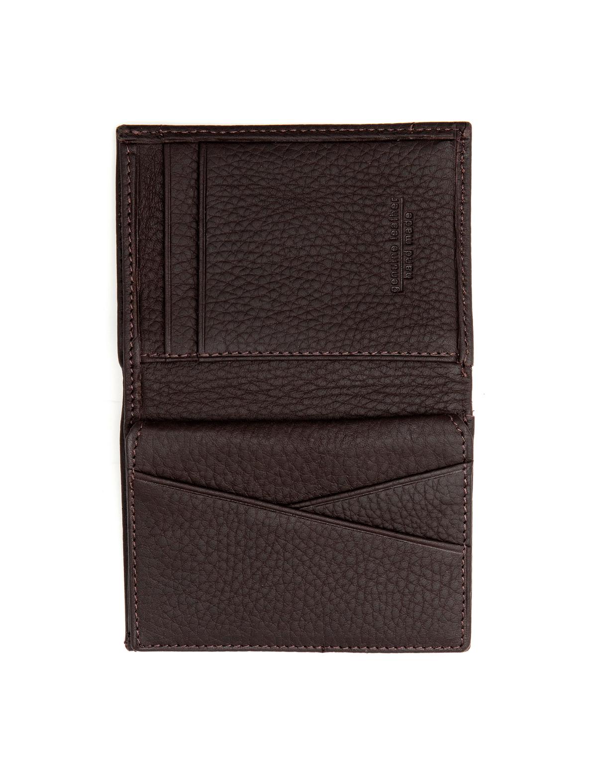 Erkek Kahverengi Deri Cüzdan - 50257414002