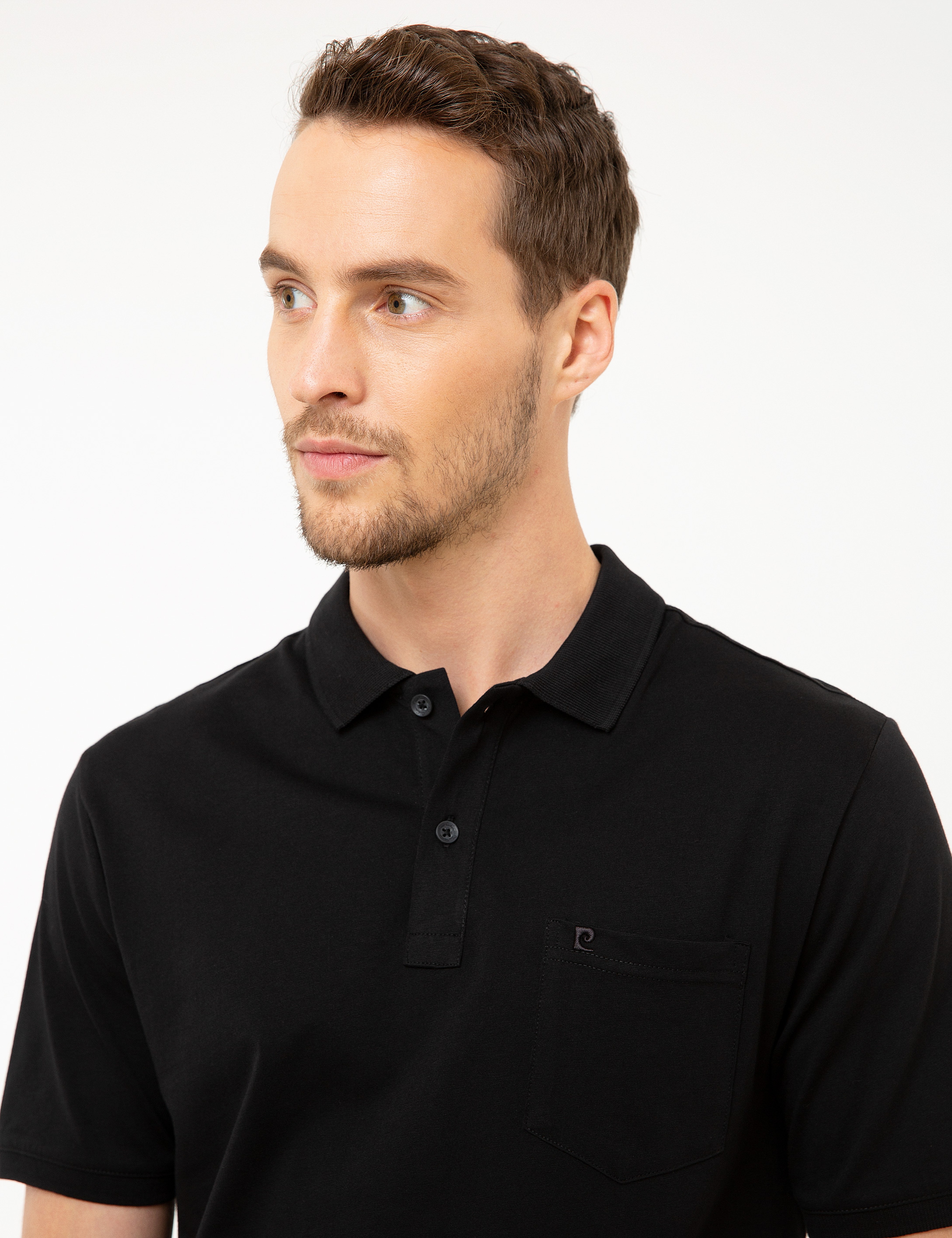 Siyah Regular Fit Tişört - Image 2