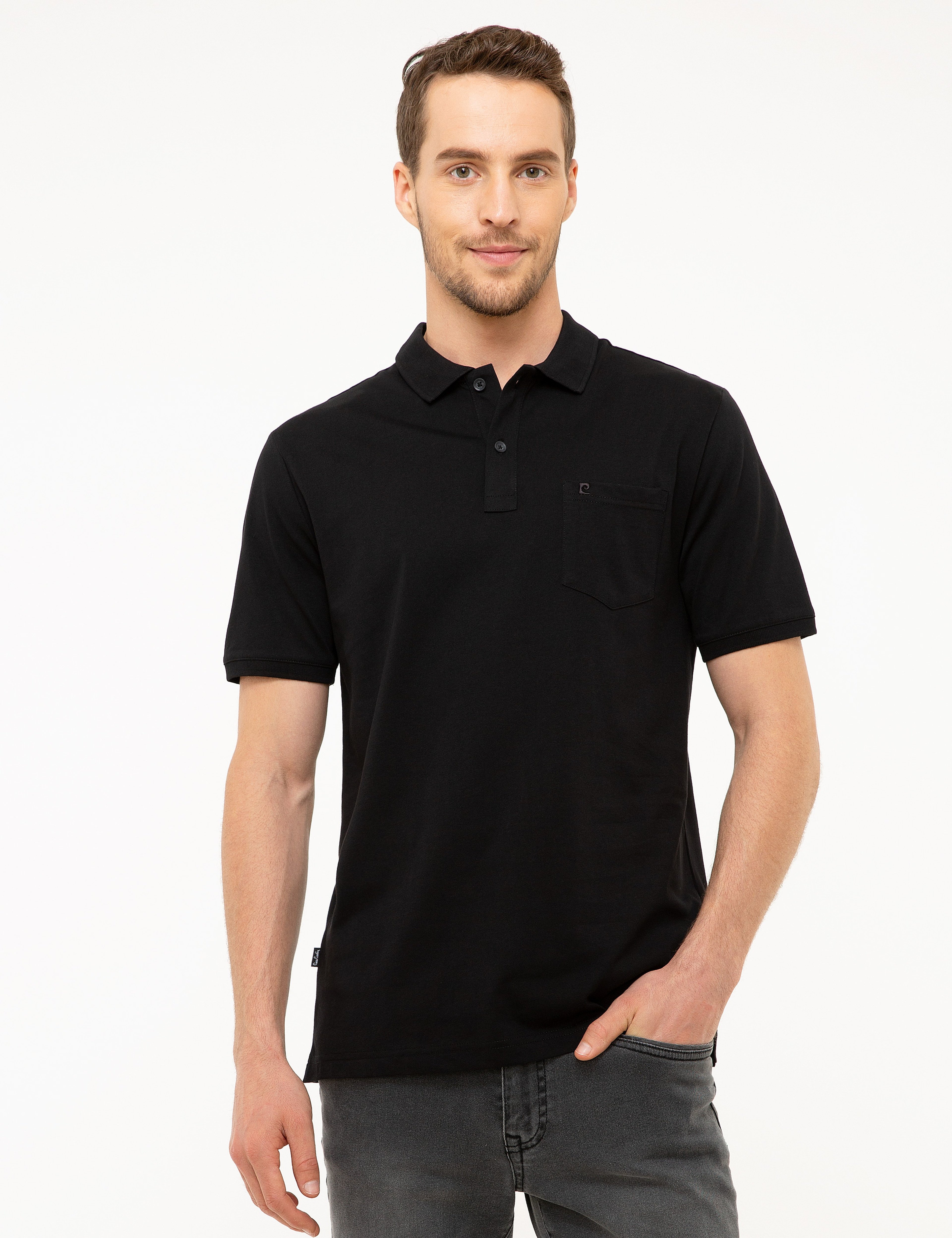 Siyah Regular Fit Tişört - Image 1