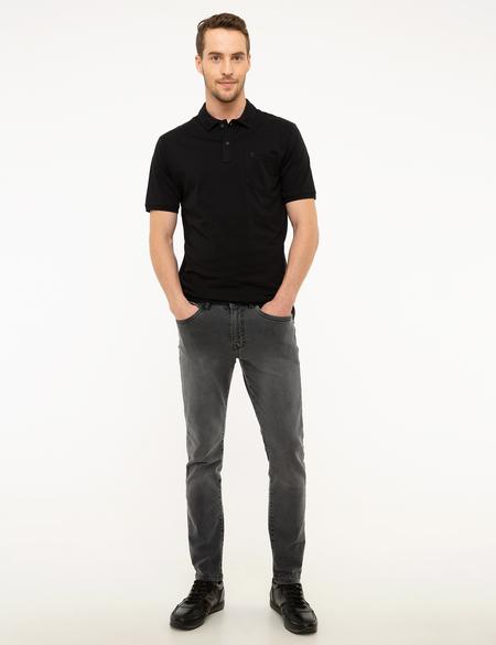 Siyah Regular Fit Tişört - 50221697001