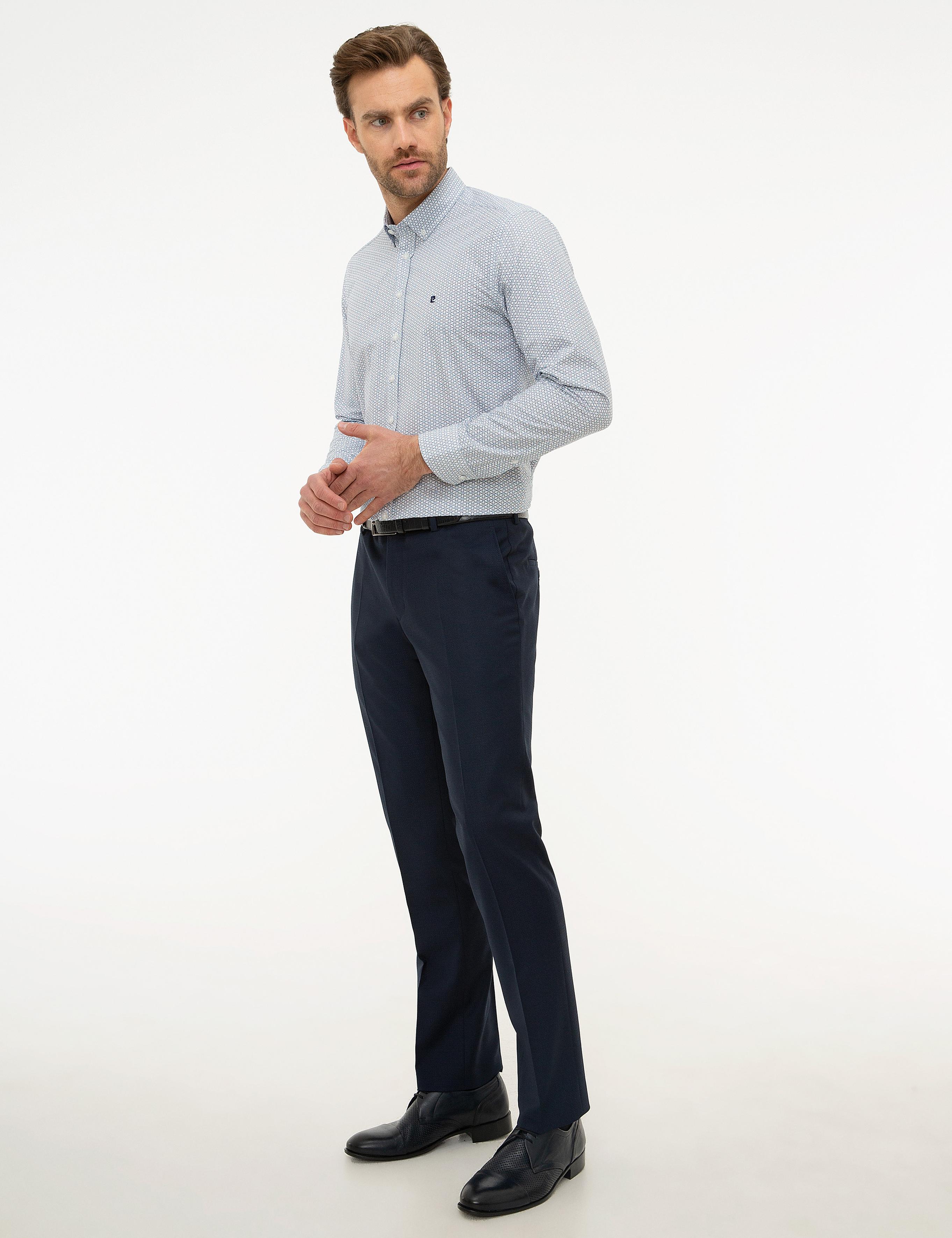 Lacivert Slim Fit Pantolon