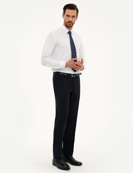 Lacivert Slim Fit Kumaş Pantolon - 50223221039