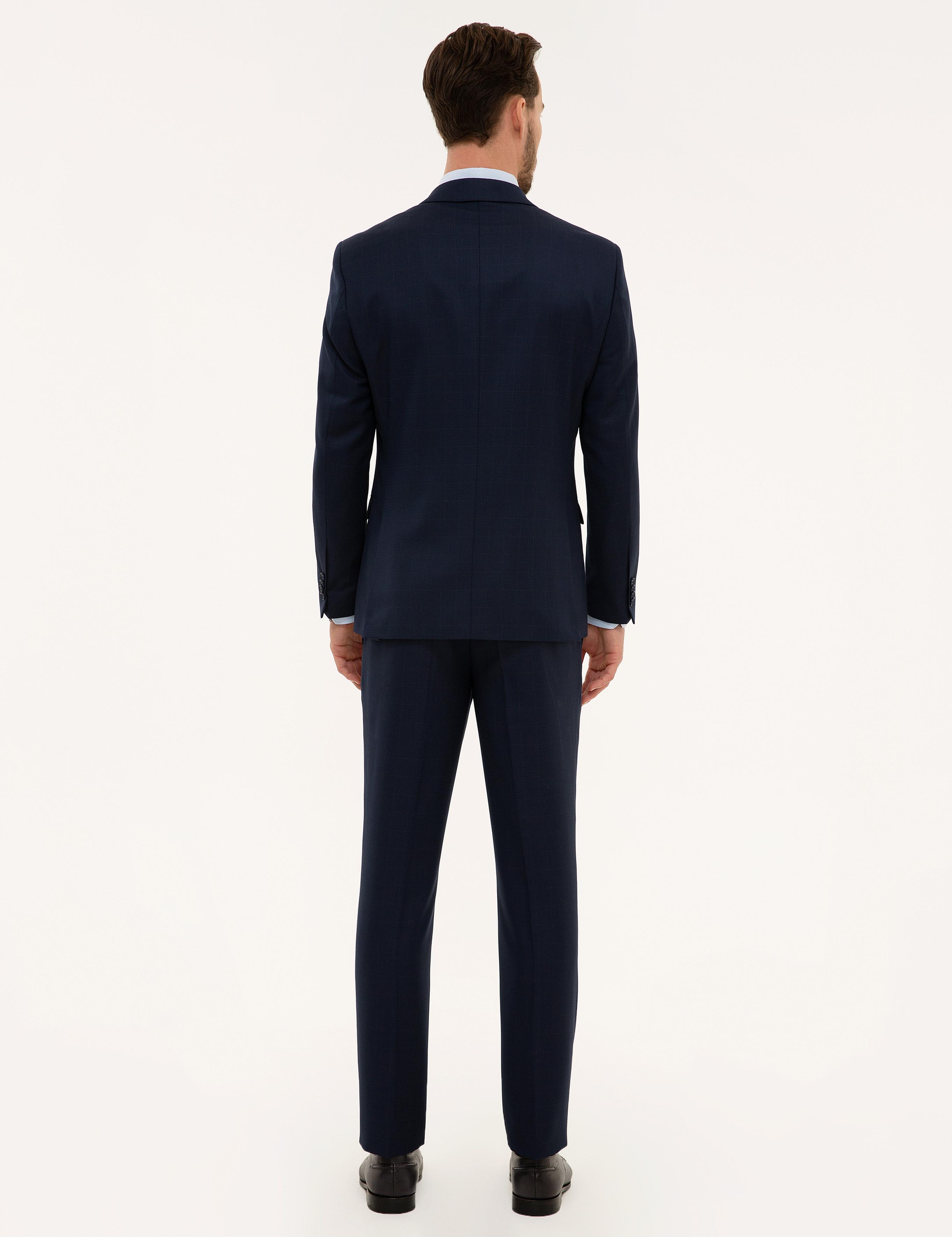 Lacivert Slim Fit Takım Elbise