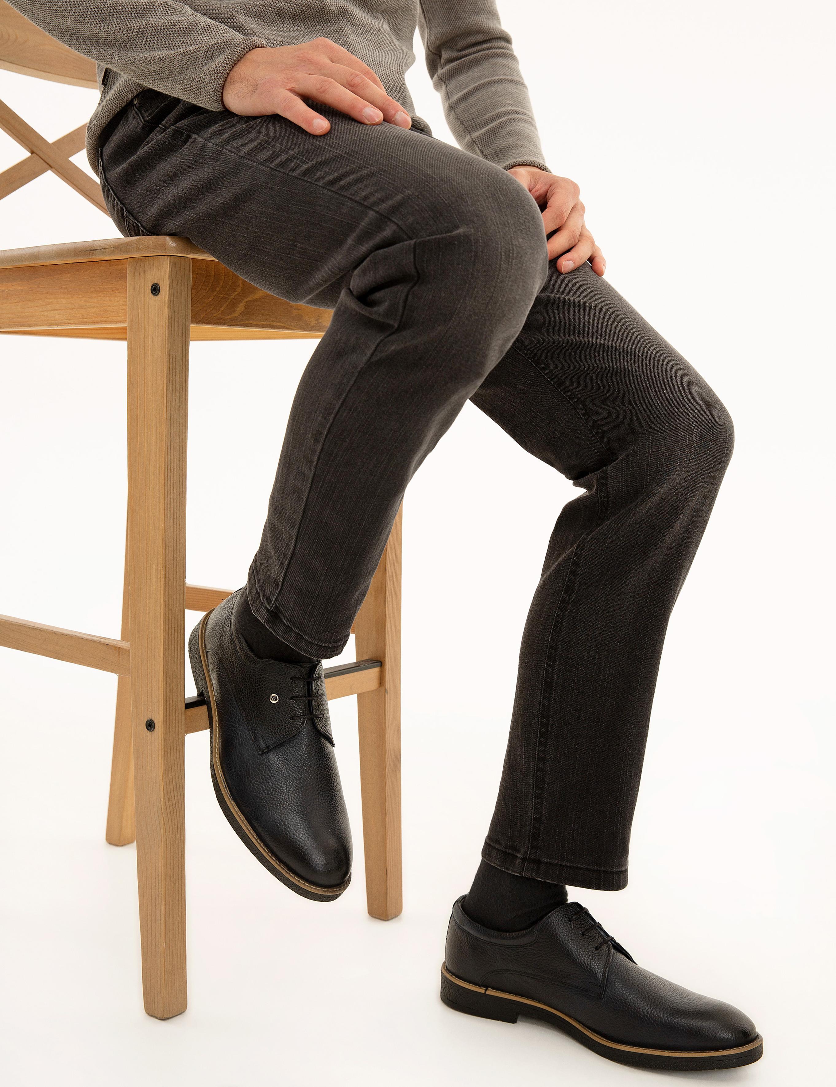 Koyu Lacivert Oxford Ayakkabı