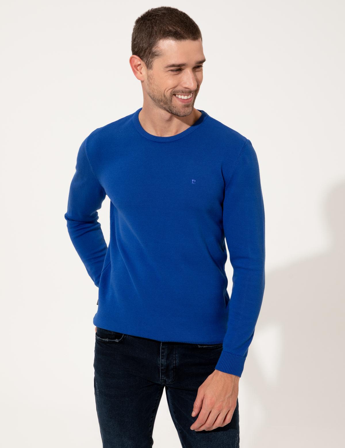 Saks Melanj Slim Fit Bisiklet Yaka Triko Kazak - 50257068007