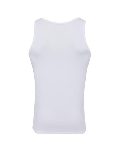 Beyaz Pamuk Modal Karışımlı 2'li Atlet - 50265427005